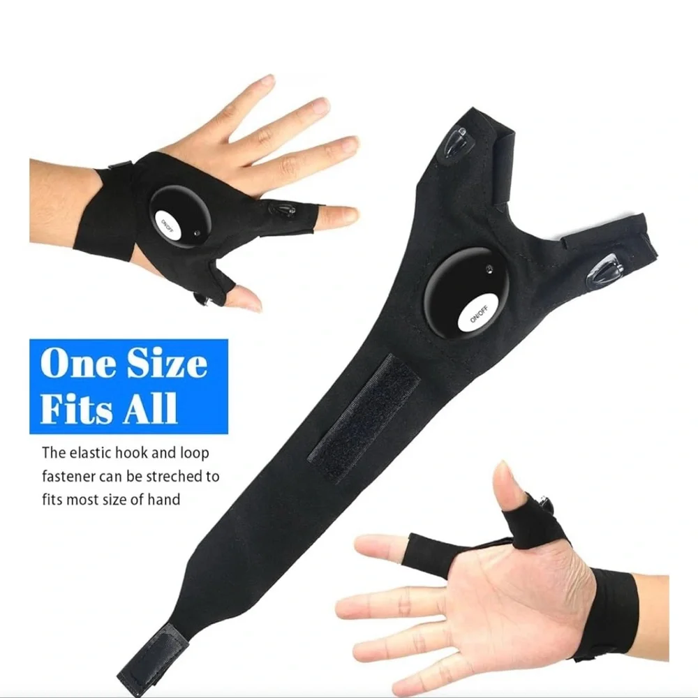 LED Flashlight Gloves - Picture 6 of 7